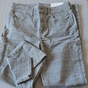 American Eagle Outfitters Gray Plaid Skinny Pants